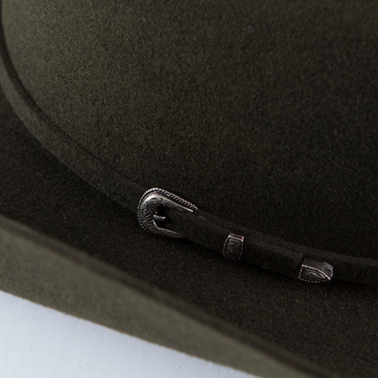 Rodeo King 7X Moss Felt Hat