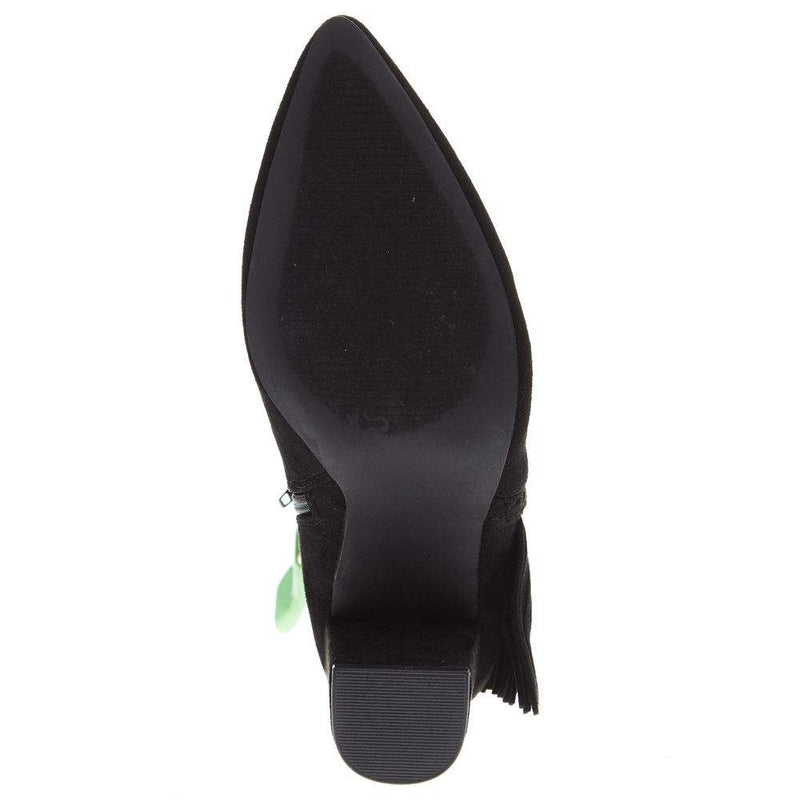 Corkys Footwear Women's Black Suede Westbound Bootie