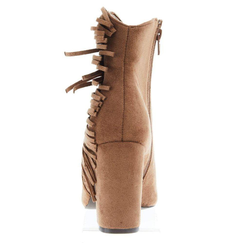 Corkys Footwear Women's Camel Suede Westbound Bootie