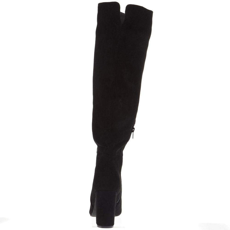 Corkys Footwear Women's Black Suede Two Faced Fashion Boot