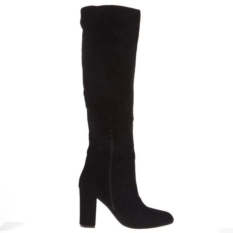 Corkys Footwear Women's Black Suede Two Faced Fashion Boot