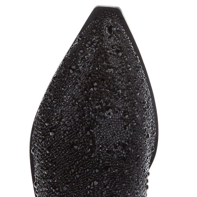 Corkys Footwear Women`s Glitzy Black Rhinestones Fashion Boot
