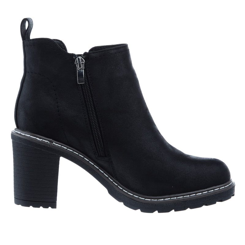 Corkys Footwear Women`s Corky's Bite Me Black Oiled Faux Suede Bootie