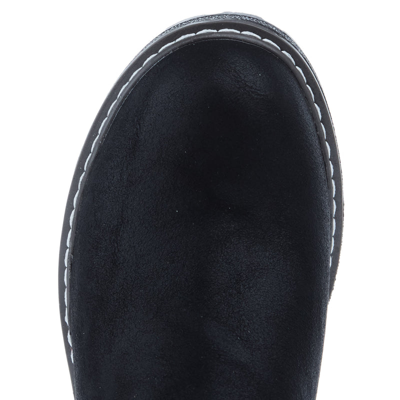 Corkys Footwear Women`s Corky's Bite Me Black Oiled Faux Suede Bootie