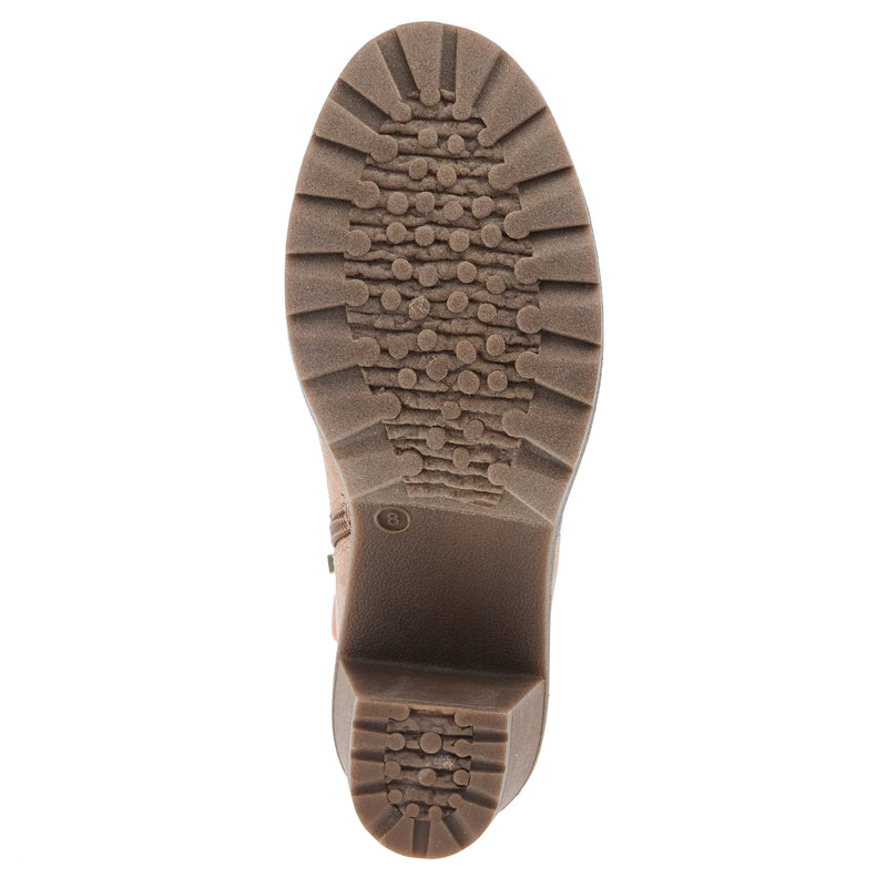 Corkys Footwear Women`s Corky's Bite Me Camel Faux Suede Bootie