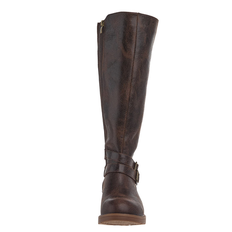 Corkys Footwear Women's Hay Bale Espresso Crinkle Tall Boot