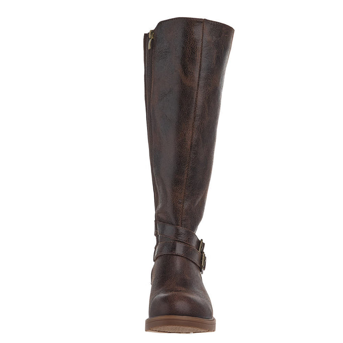 Corkys Footwear Women's Hay Bale Espresso Crinkle Tall Boot