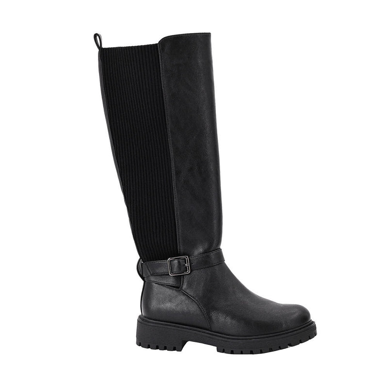Corkys Footwear Women's Lets Grab Coffee Black Tall Boot