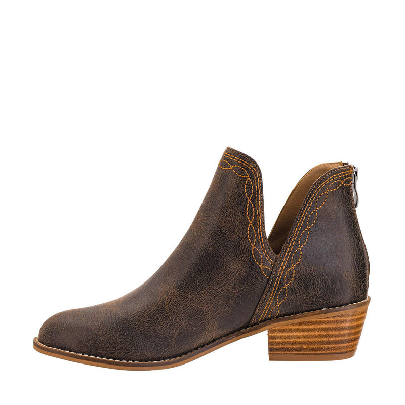 Corkys Footwear Women's Espresso Crinkle Bootie