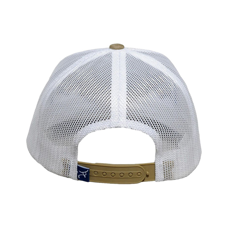 Ropesmart Blue and White Cow Puncher Patch Kahaki Trucker Cap