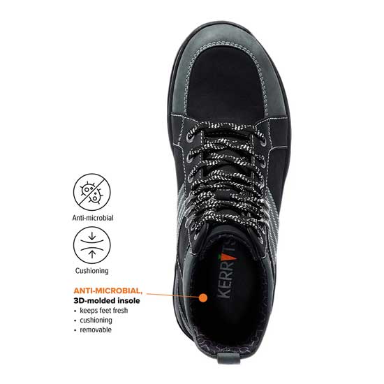 Kerrits Black Grey Trail Blazer Lace Up Boot