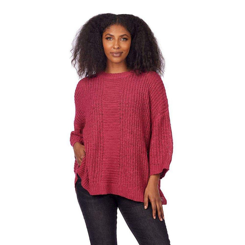 Mud Pie Women's Thatcher Pink Sweater