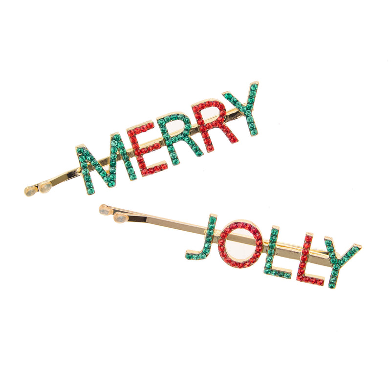 Mud Pie Merry/Jolly Hair Clips