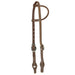 Oiled 5/8 Inch Box Loop Single Ear Headstall