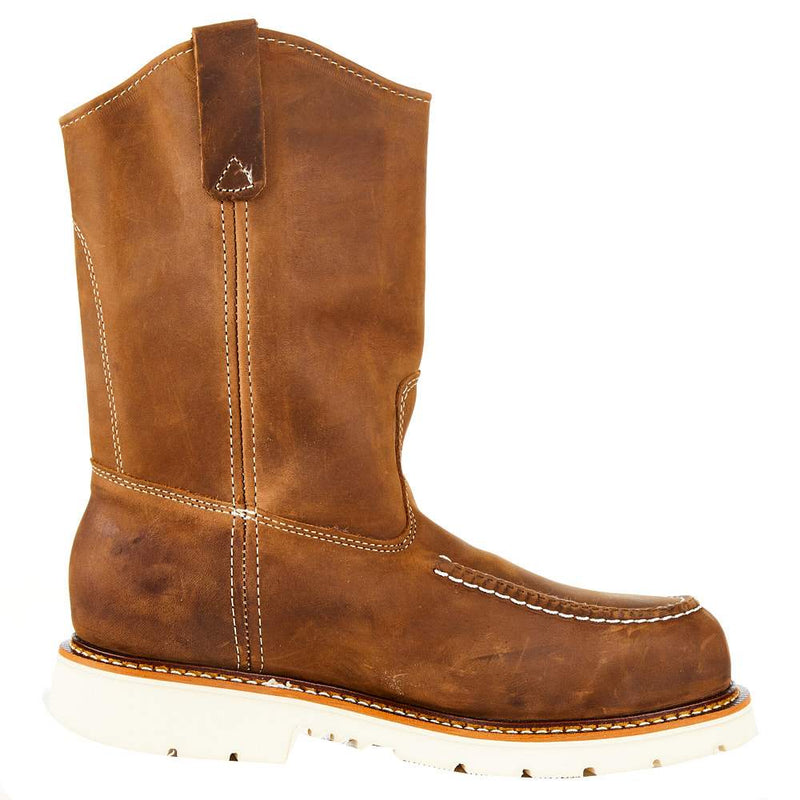 Thorogood Men`s Crazyhorse Wellington 11` Crazyhorse Top Steel Toe Work Boot