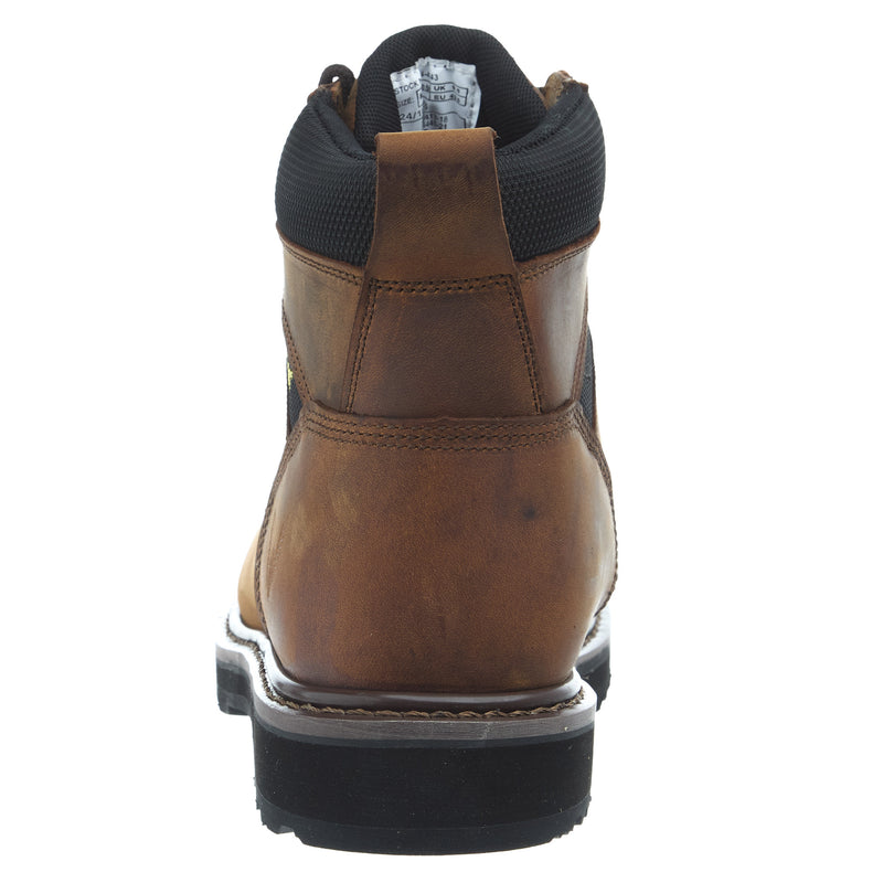 Thorogood Men`s Waterproof Crazy Horse Comp Toe 6In Lace Up Work Boot
