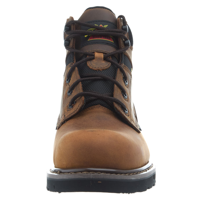 Thorogood Men`s Waterproof Crazy Horse Comp Toe 6In Lace Up Work Boot