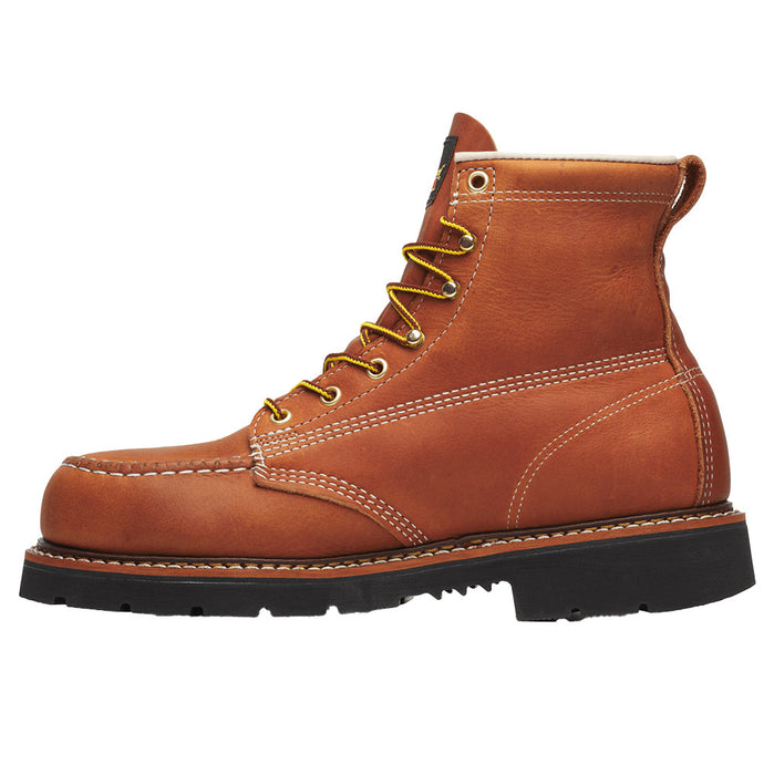 Thorogood Men's American Heritage 6In Lace Up Steel Moc Toe Work Boot