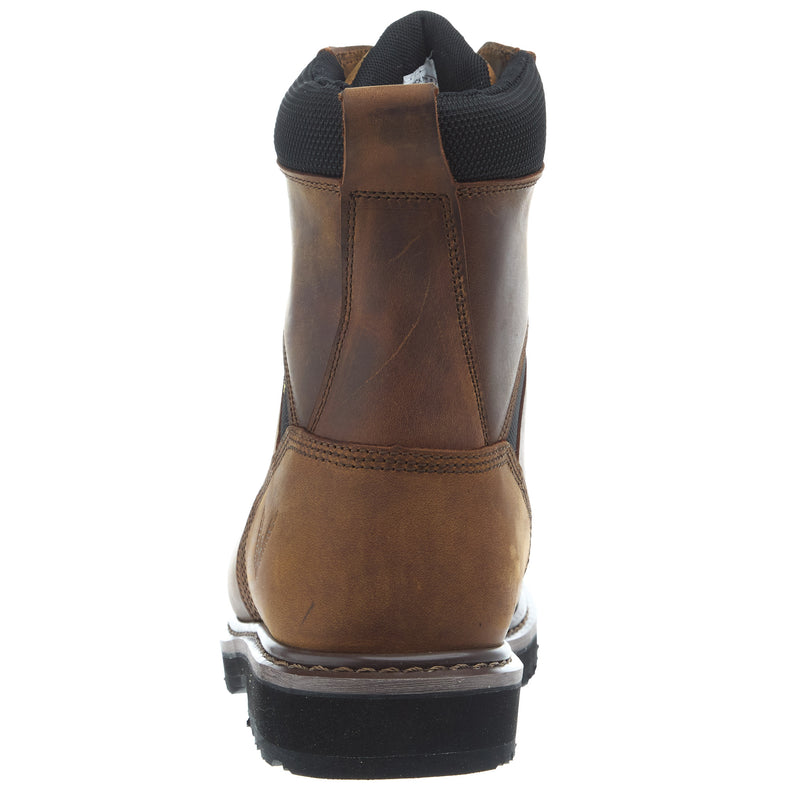 Thorogood Men`s Waterproof Crazy Horse Comp Toe 8In Lace Up Work Boot