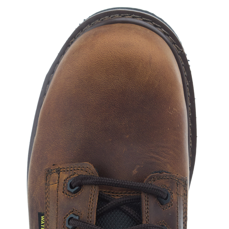 Thorogood Men`s Waterproof Crazy Horse Comp Toe 8In Lace Up Work Boot