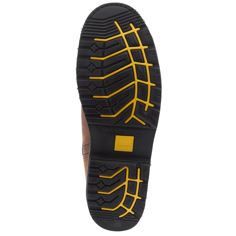 Thorogood Men`s Waterproof Crazy Horse Comp Toe 8In Lace Up Work Boot