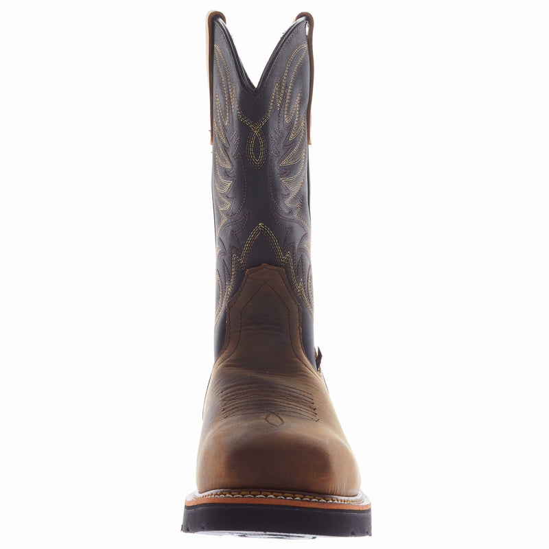 Thorogood Men's Waterproof Square Toe Wellinton Crazyhorse Steel Toe Boot