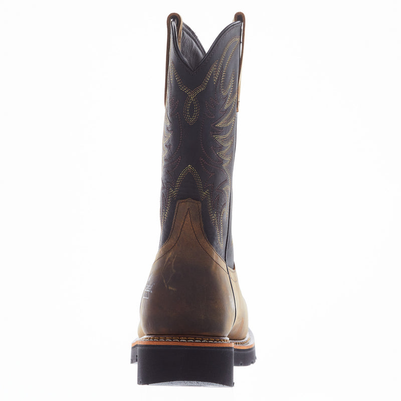Thorogood Men's Waterproof Square Toe Wellinton Crazyhorse Steel Toe Boot