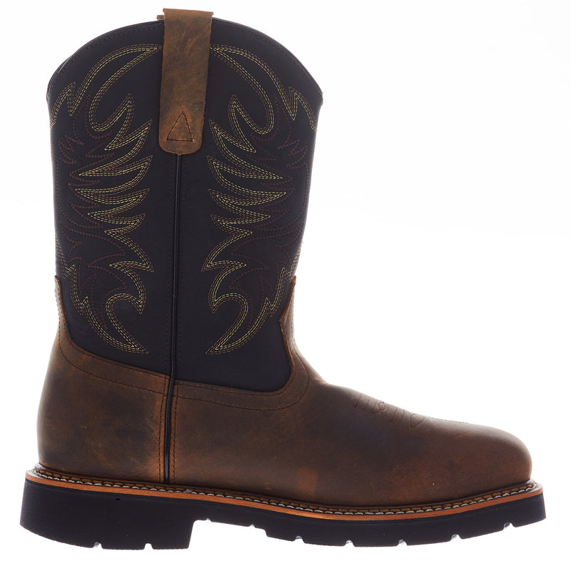Thorogood Men's Waterproof Square Toe Wellinton Crazyhorse Steel Toe Boot