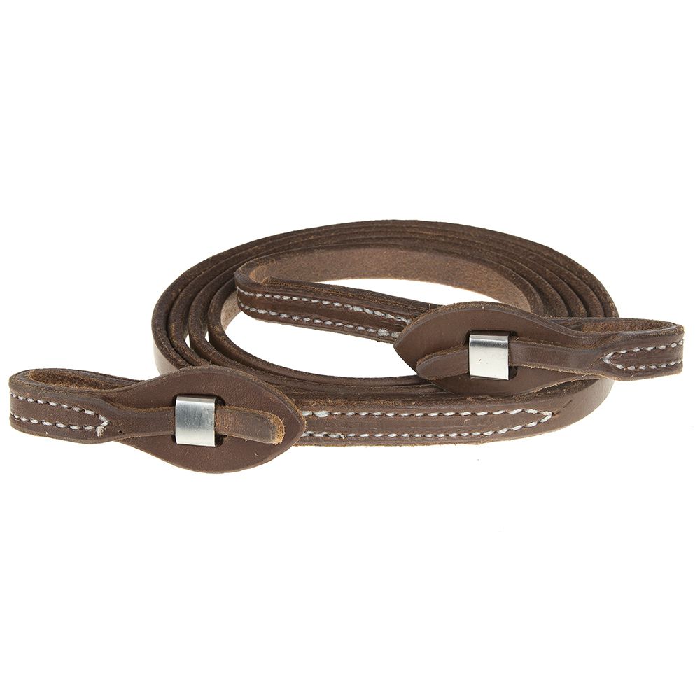 NRS Tack Box Loop Roping Reins - Oiled