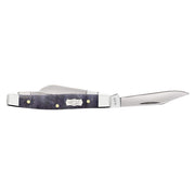 Case XX Small Stockman Smooth Purple Curly Maple Wood Pocket Knife CA80547