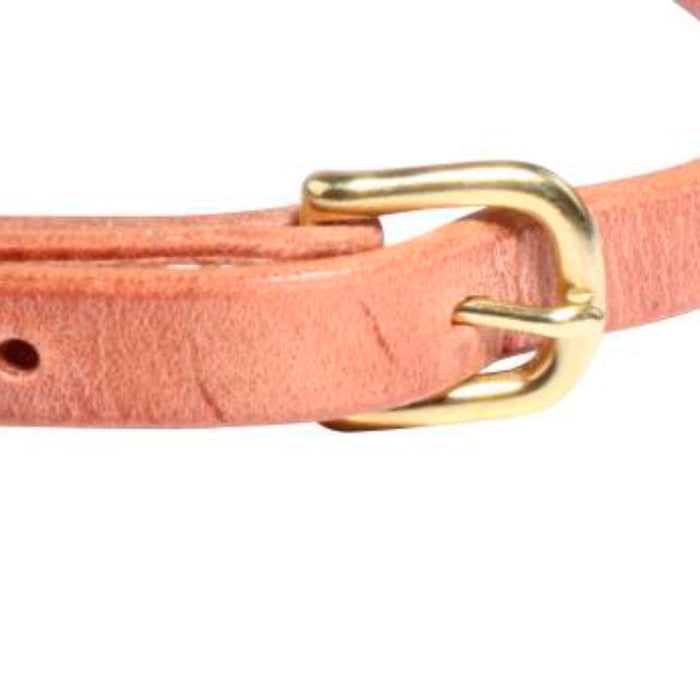 Professionals Choice Harness Leather Tie Down Strap w/Brass Snaps