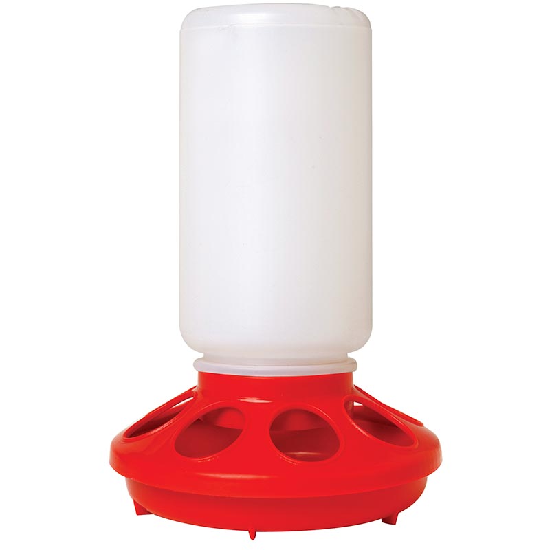 Little Giant 1 Quart Red Plasitc Feeder Base