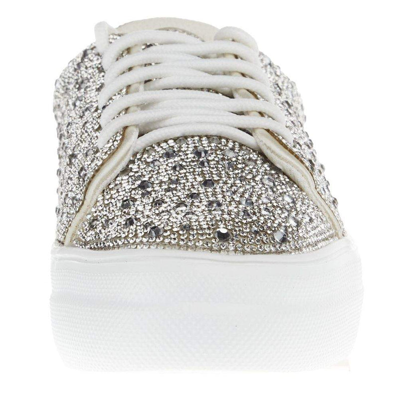 Corkys Footwear Women's Bedazzle Clear Rhinestones Casual Shoe