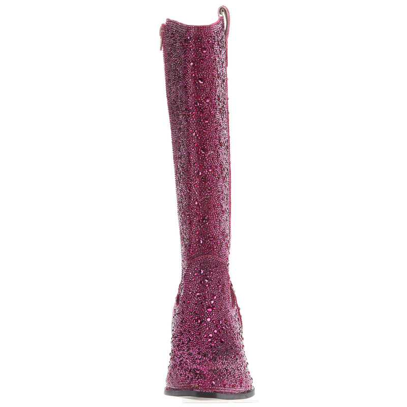 Corkys Footwear Women's Corky Glitzy Fuchsia Rhinestone Fashion Boot