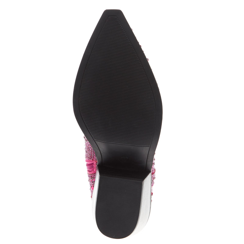 Corkys Footwear Women's Corky Glitzy Fuchsia Rhinestone Fashion Boot
