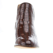 Corkys Footwear Women's Brown Croco Vanish Bootie