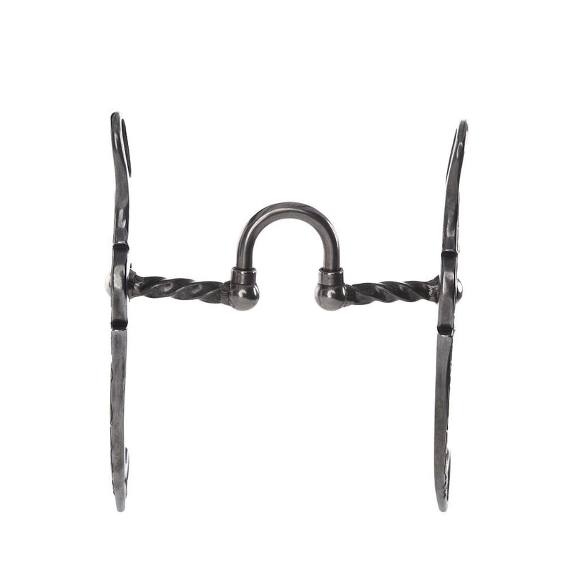 Brandon Anthony Bit & Spur Co. Slow Twist Ported rection Floral Shank Bit