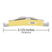 Case XX Small Congress Smooth Yellow Synthetic Pocket Knife CA81098