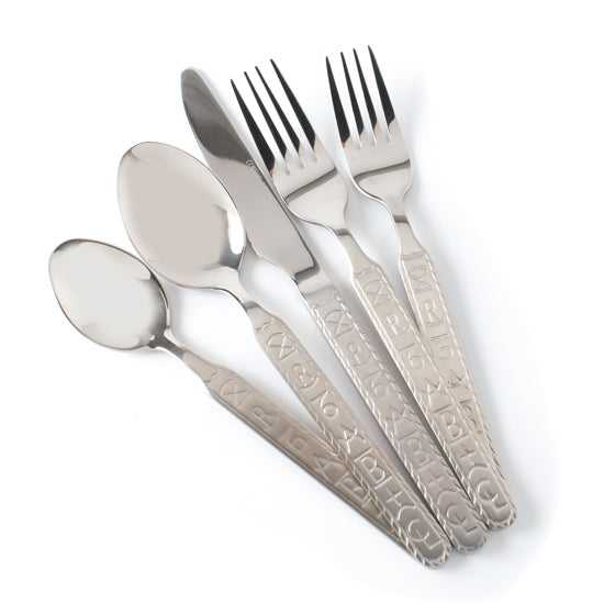 Cowboy Collectibles Ranch Brands 20 Piece Flatware Set
