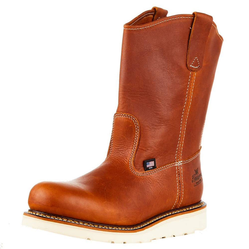 Thorogood Men`s Tobacco 11` Soft Toe Pull On Work Boot