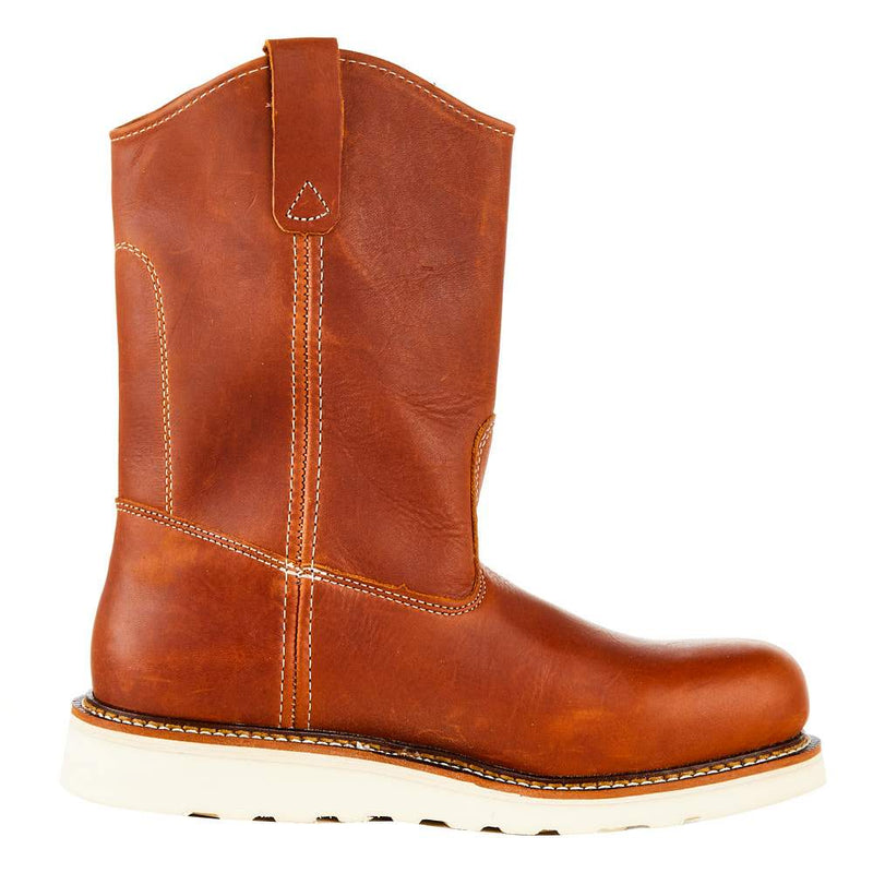 Thorogood Men`s Tobacco 11` Soft Toe Pull On Work Boot