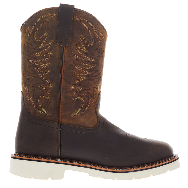 Thorogood Men's Square Wellington Pebble Brown Soft Toe Boot
