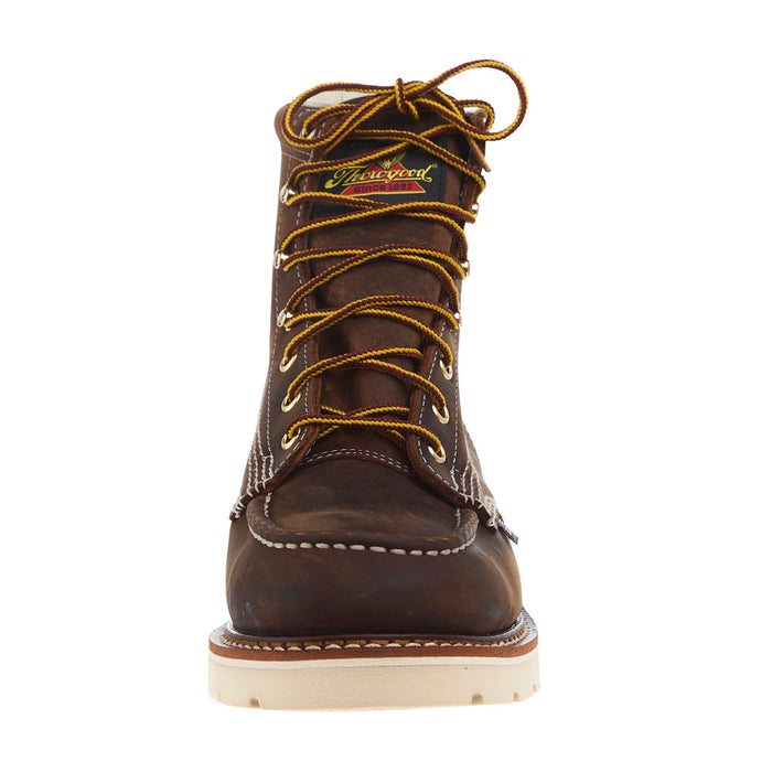 Thorogood Men's Heritage Brown 6In Soft Moc Toe Work Boot