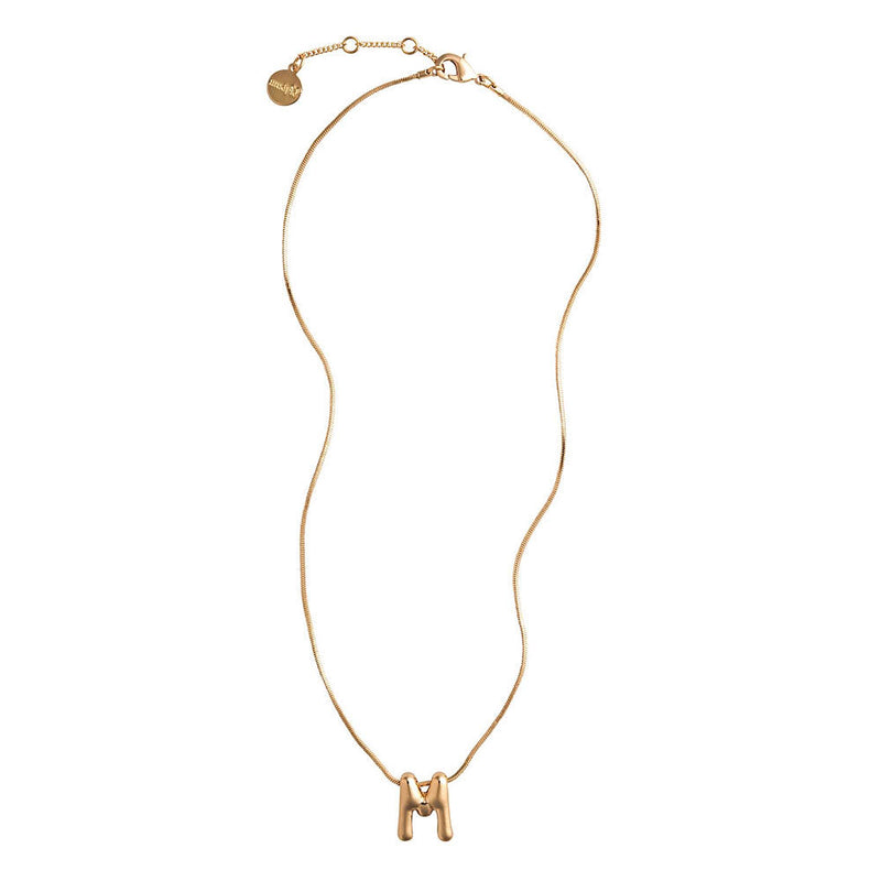 Mud Pie M Initial Necklace