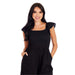 Mud Pie Women's Cara Smocked Jumpsuit