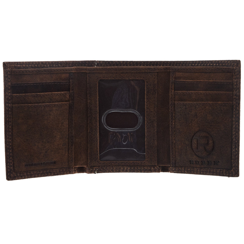 Gem Dandy Accessories Roper Arrow Stitch Trifold Wallet