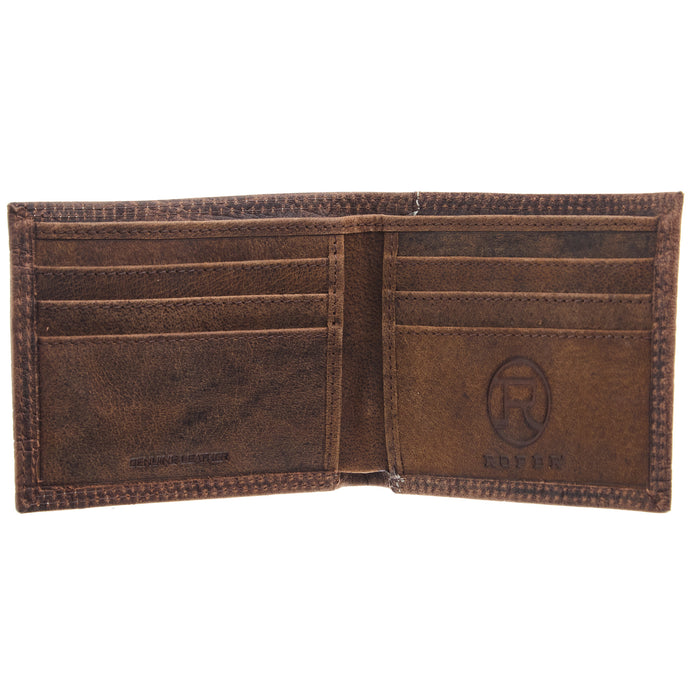 Gem Dandy Accessories Roper Arrow Stitch Passcase Wallet