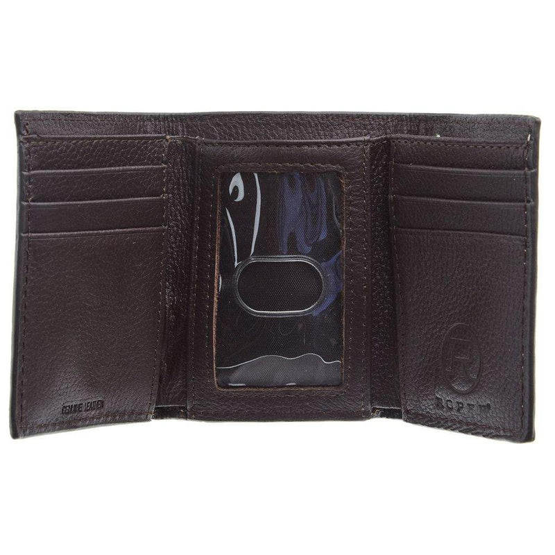 Gem Dandy Accessories Roper Feather Trifold Wallet