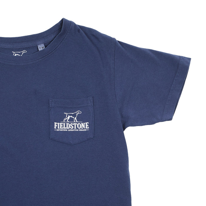 Fieldstone Boy's Navy Who's Your Daddy Trump Tee Shirt