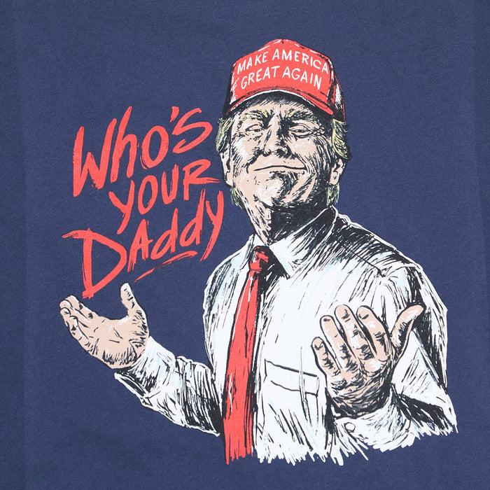 Fieldstone Boy's Navy Who's Your Daddy Trump Tee Shirt